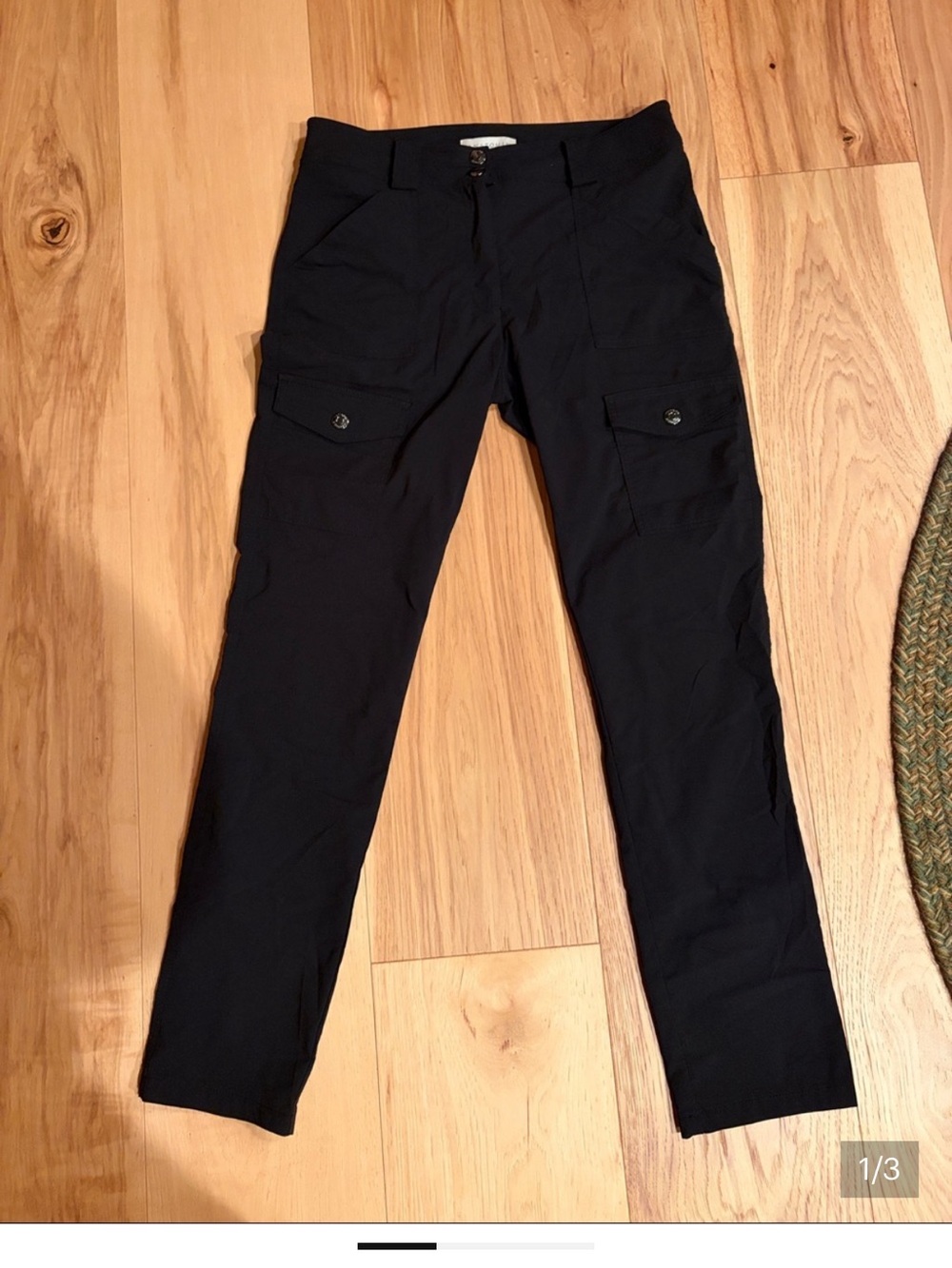 Anatomie Kate Black Cargo Pants Small S (Seam Defect)